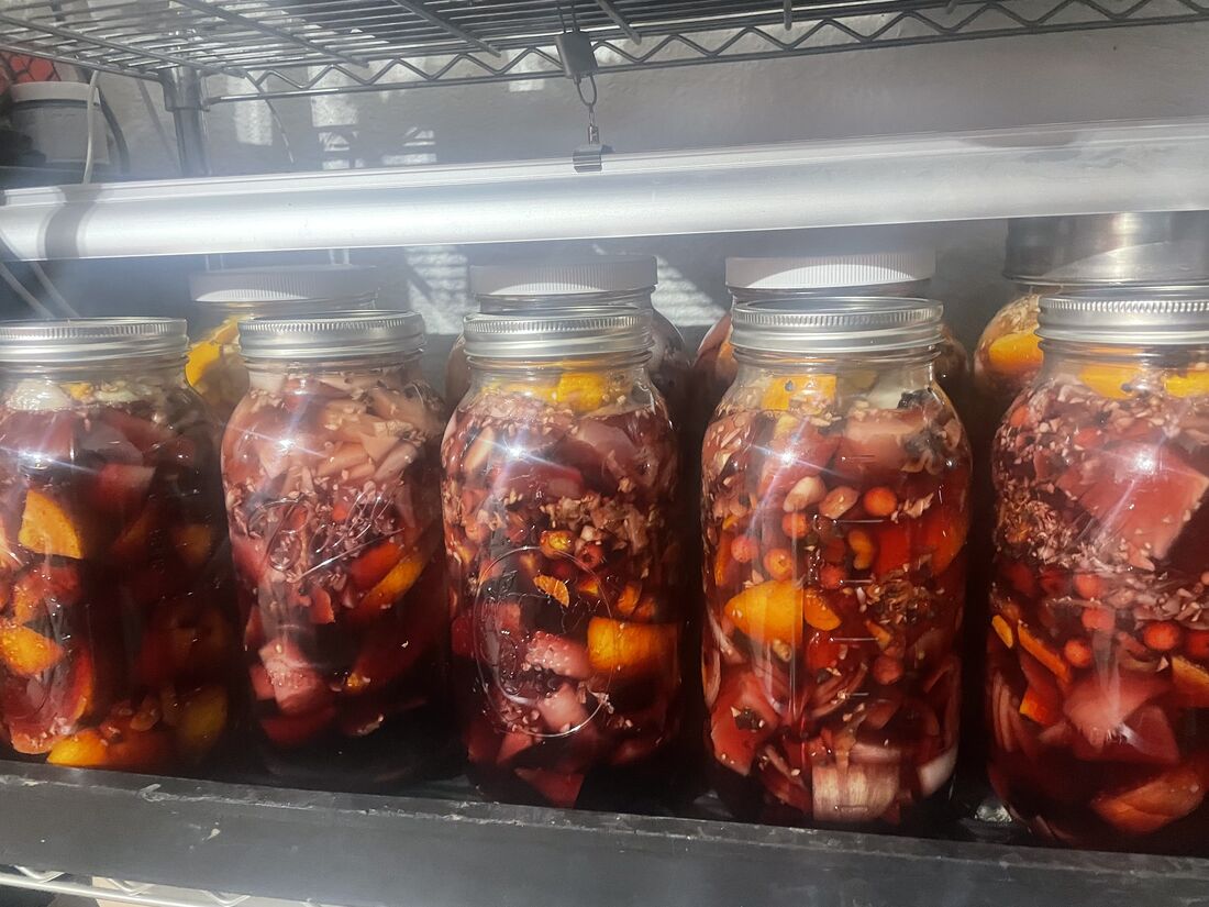 Cider changing color